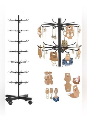 7-Tier Rotating Jewelry Stand